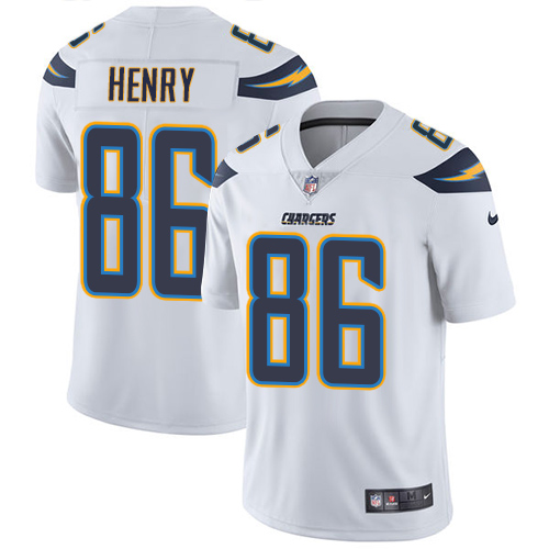 2019 Men Los Angeles Chargers 86 Henry white Nike Vapor Untouchable Limited NFL Jersey